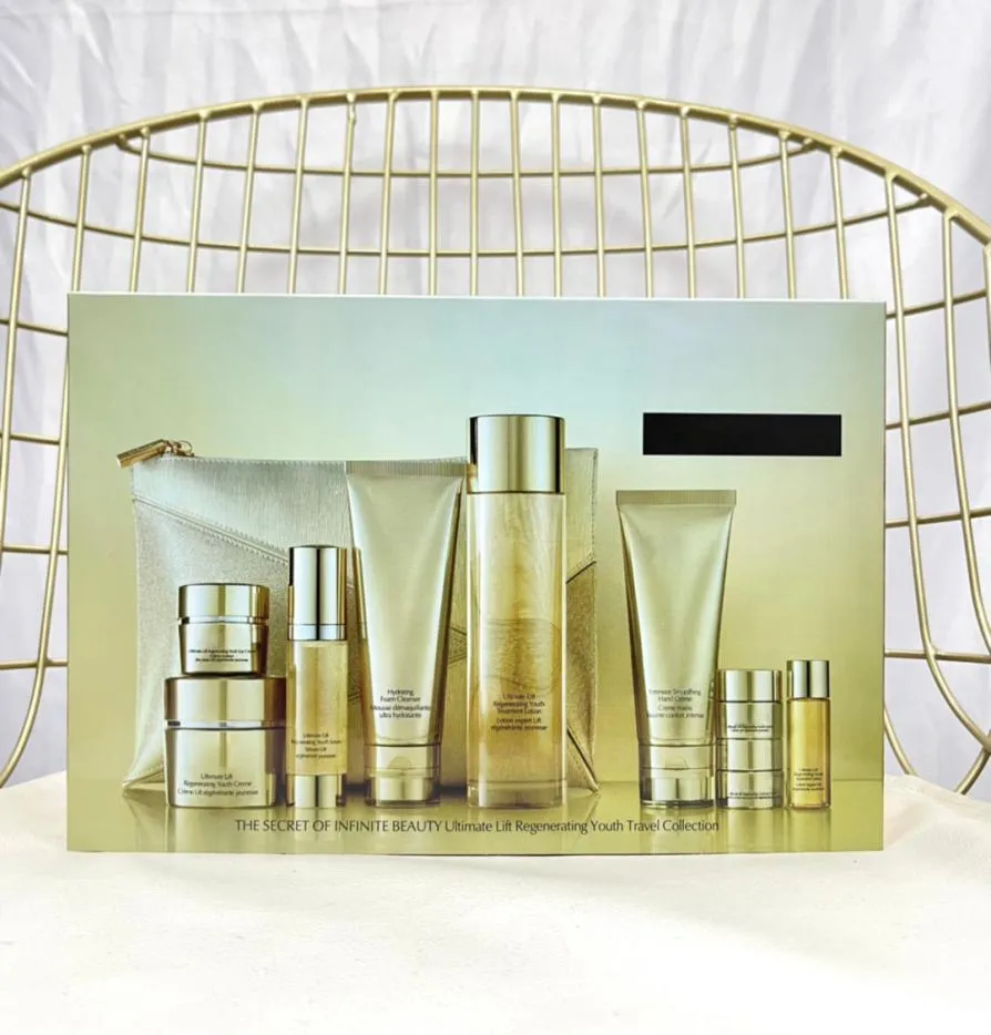 9ピースTlimited Edition Cosmetics Set Face Cream Lotion Facial Cleanser Essence Women for Women6602680
