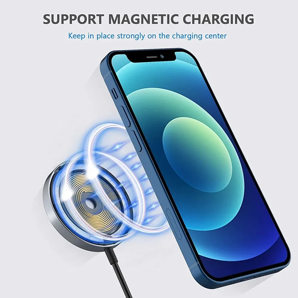 Ladegeräte 65W Qi Magnetic Car Wireless Ladegerät für MacSafe iPhone 14 13 12 Pro Max Mini AIR -Lüftungsauto -Telefonhalter Ständer schnelles Autoladen