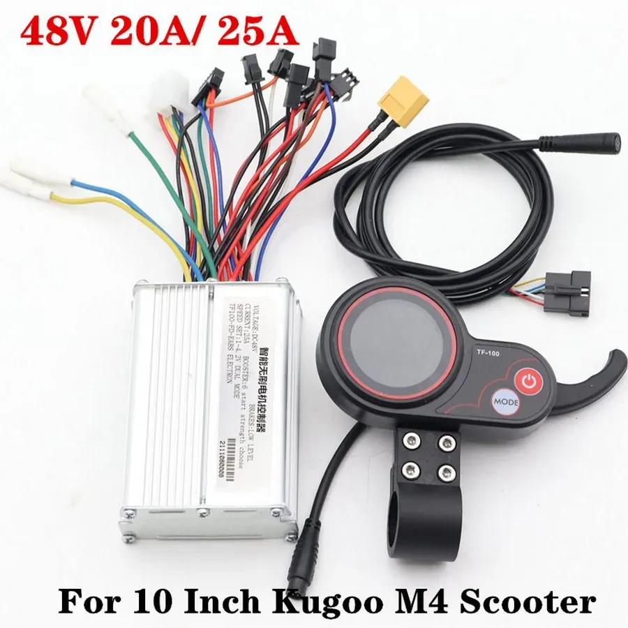 Accessories 48V Electric Scooter Motor Controller Intelligent Brushless With Instrument Display For EBike 10 Inch Kugoo M4 Scooter