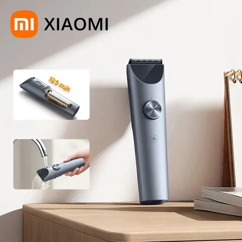 Clippers Xiaomi Mijia CLIPPERS 2 CABELO DE CABELO DE CABELO DE CABELO TIRMER TIMER Titanium Blade Men Sideburns Sideburns Shaver barbeiro cortador de barbeiro