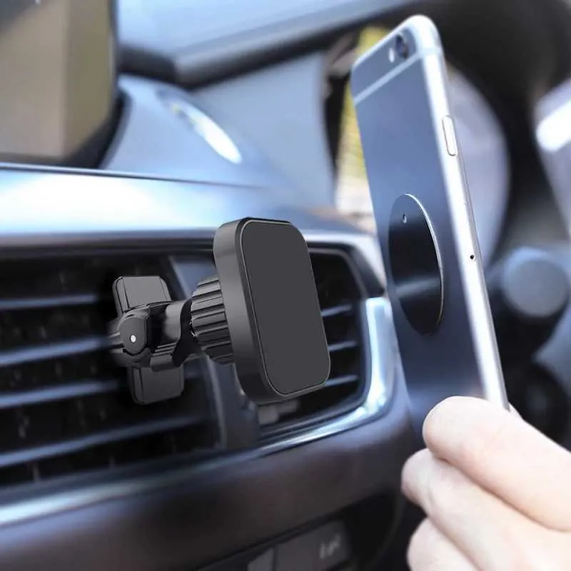 Mobilmonteringar Innehållare Univerola Magnetic Phone Holder för Redmi Note 8 Huawei i Car GPS Air Vent Mount Magnet Stand Car Phone Holder för iPhone11 Pro Y240423