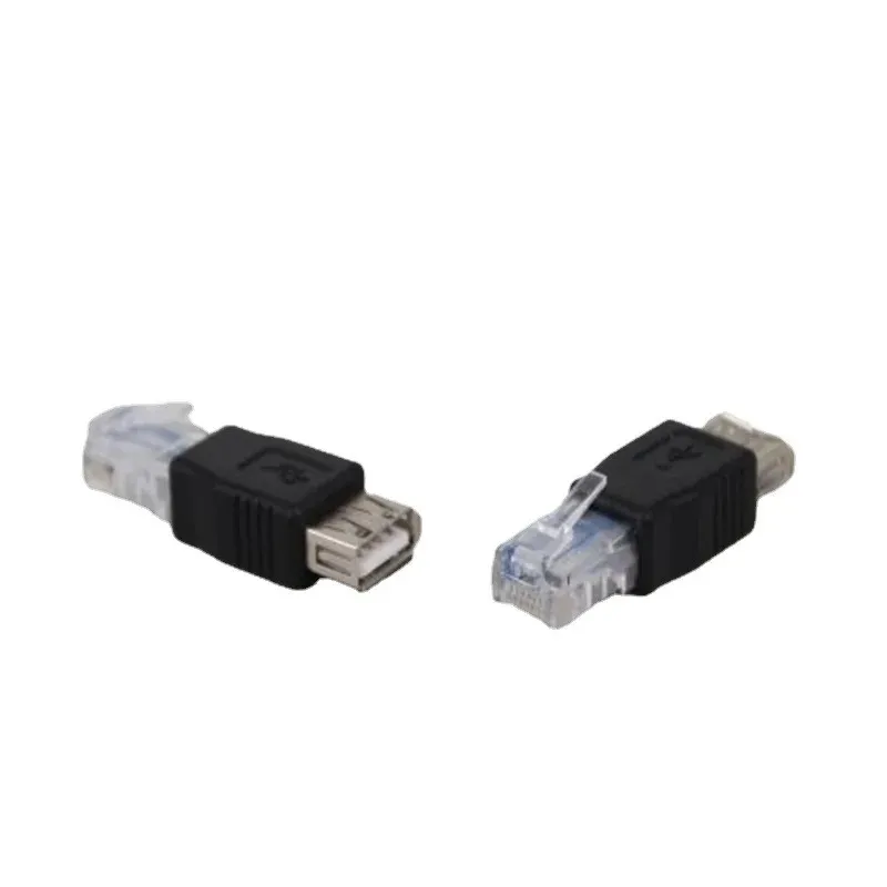 Ny 2024 Ethernet -port till USB -anslutning USB -adapter USB till RJ45 Ethernet -kabeladapter USB till Crystal Head AdapterUSB till Ethernet ConnectorUSB till Ethernet Connector