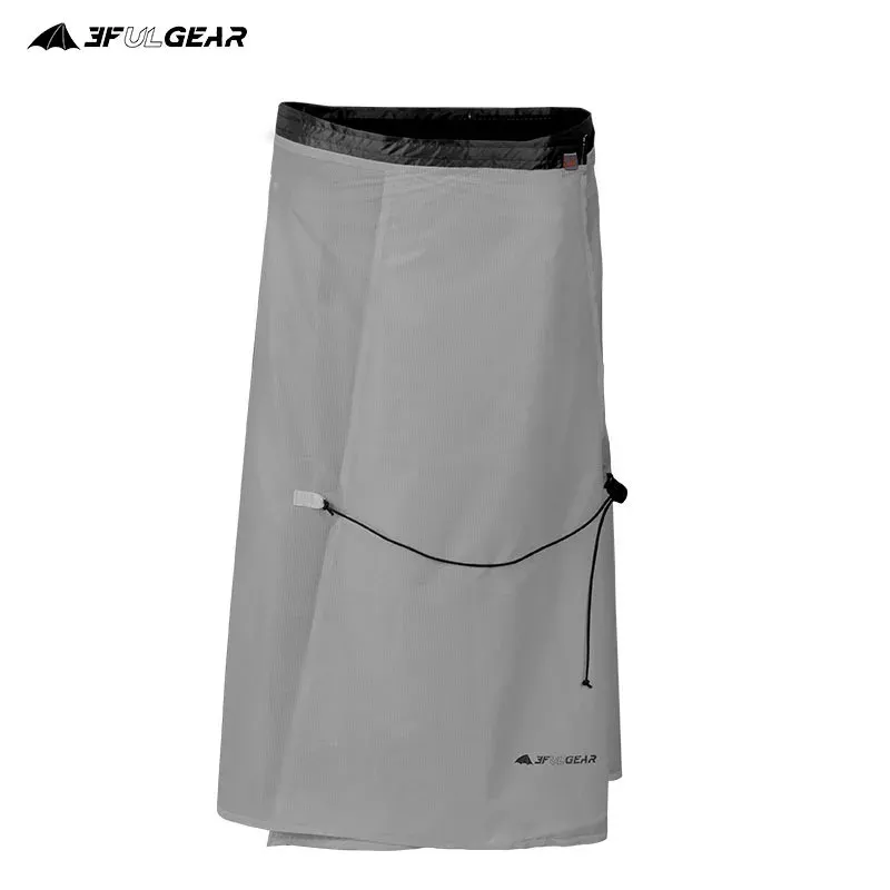 Vêtements 3f Ul Gear Rain Jupe 15d Nylon Tyvek Silicon revêtement Camping extérieur Randonnée légère étanche