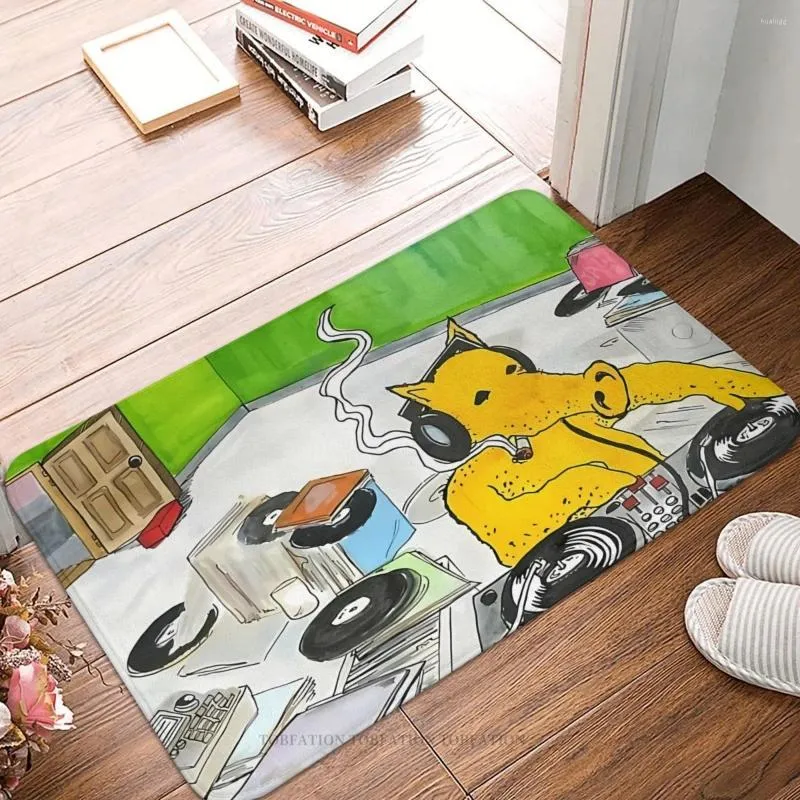 Mattor Quasimoto Anti-Slip Doormat Kitchen Mat Cool DJ Balcony Carpet Welcome Rug Indoor Decor