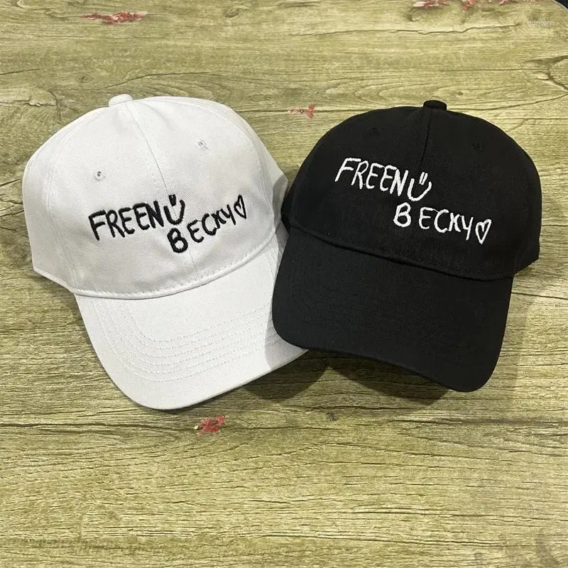 ボールキャップfreenbeckyファンは署名と同じ帽子の手紙刺繍コットン野球ユニセックスフリーンベッキー