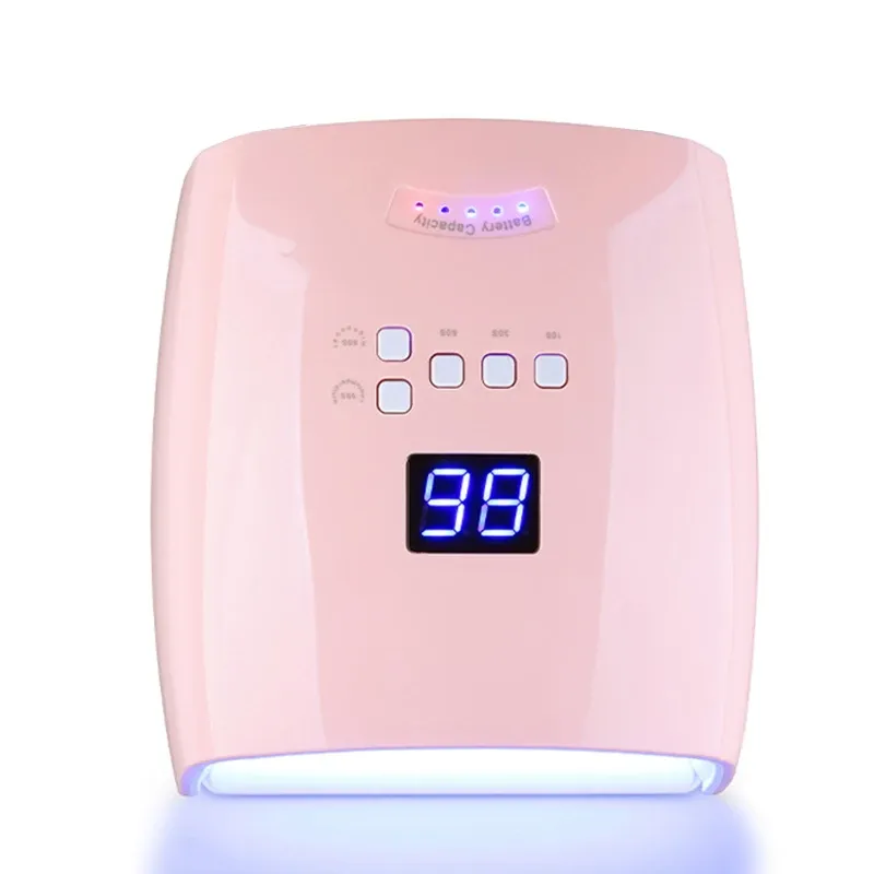 Kits Upgraded 66w Rechargeable Nail Lamp Gel Polish Dryer Manicure Hine Cordless Uv Light for Nails Wireless Nail Uv Led Lamp