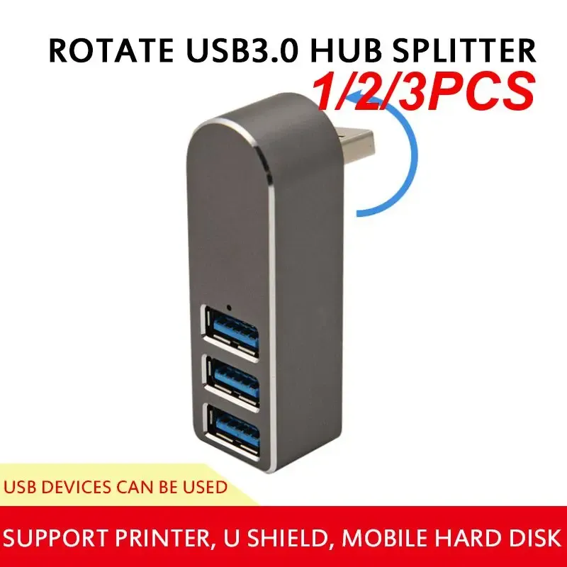Nav 1/2/3pcs i 1 USB 3.0 nav USB -splitter för bärbar dator adapter PC -dator USB -laddning nav anteckningsbok splitter för dell hp