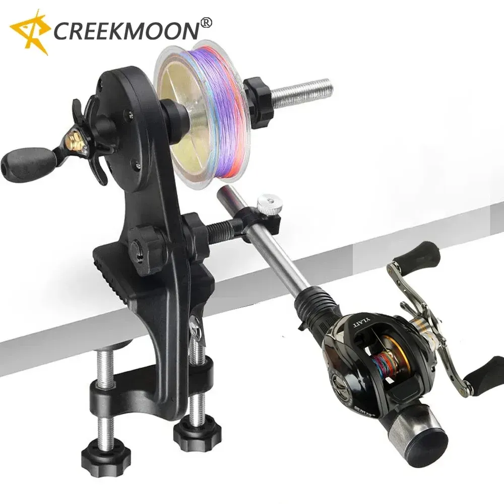 Tillbehör Portable Fishing Line Spool Winder Set Machine för Baitcasting Spinning Reel Gear Spooler Fiske Tackle Wire Changer Equipment