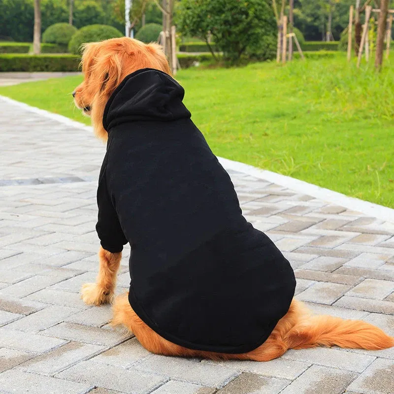 Hoodies Kış Köpek Hoodie Ceket Kaniş Bichon Schnauzer Corgi Samoyed Husky Labrador Golden Retriever Giyim Büyük Köpek Giysileri Kıyafet