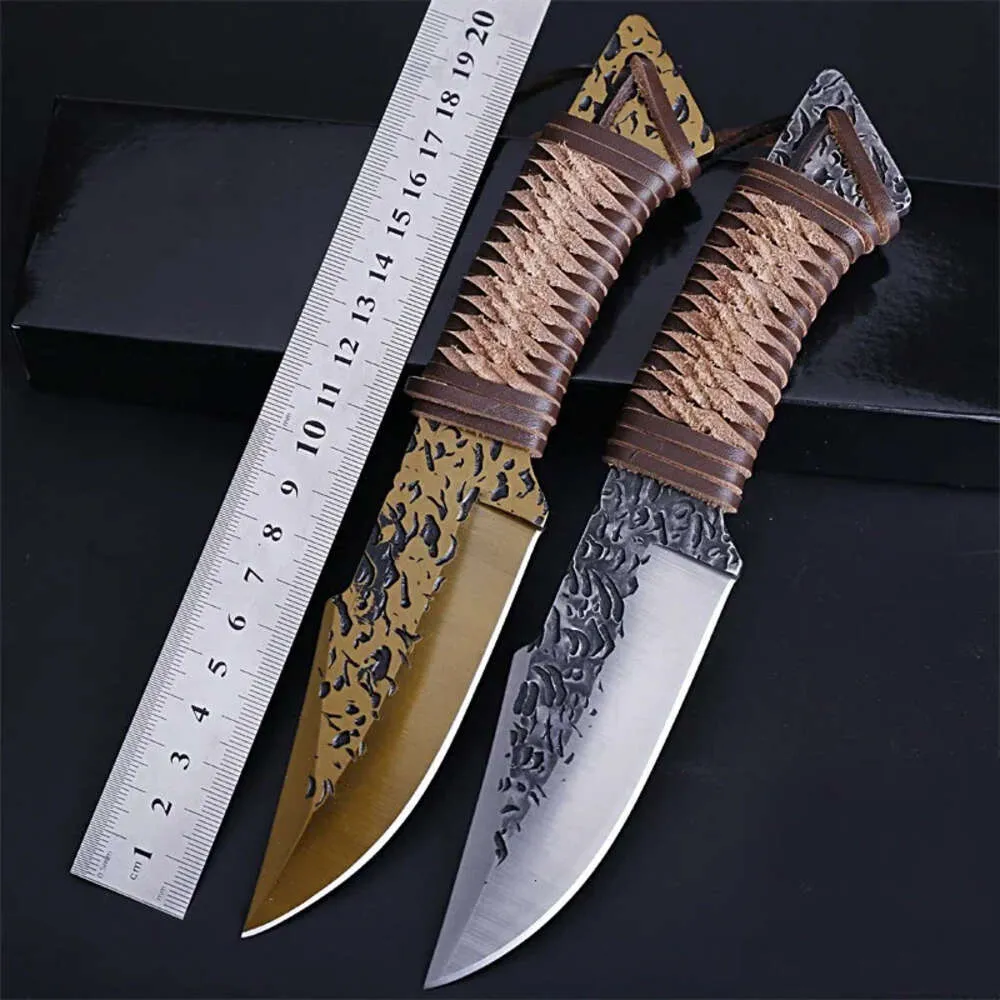 Fixed Blade Knife for Men High Hardness Camping Knife Military Tactical Pocket Jungle Hunting Outdoor Knives with Holster