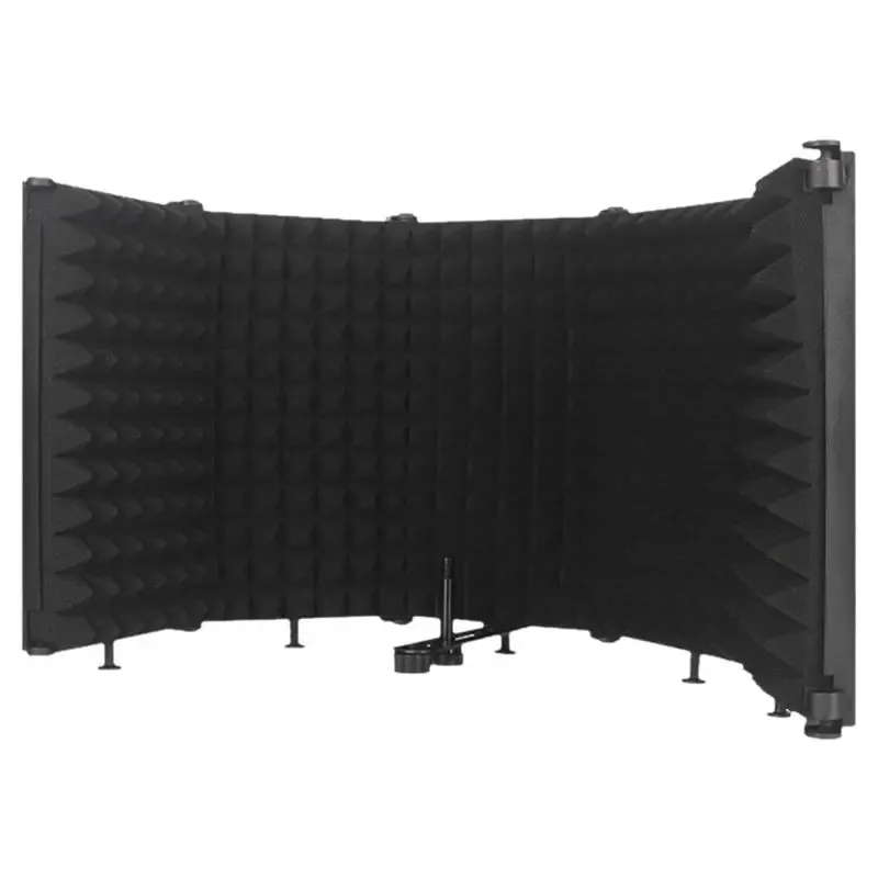 Tillbehör Mikrofonisoleringsskydd Broadcast Brus Reduction Equipment Studio Acoustic Soundproofing Panels Wedges Soundproof