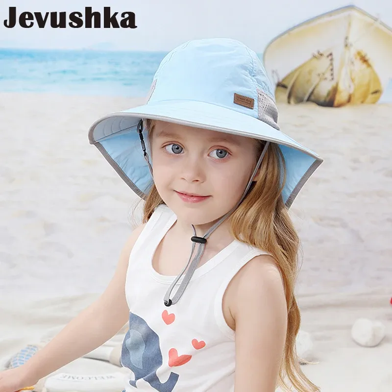 Accessories Upf 50 Peuter Zonnehoed Voor Kinderen Baby Beach Zon Bescherming Jongens Meisjes Vissen Hoeden
