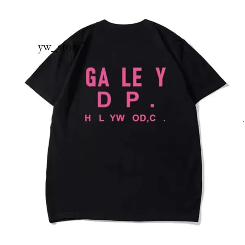 GalleryDept Mens Gal Tee Depts T-shirts Black White Fashion Gallarys Dept Men Women Tees Letters Luxury T-Shirt Brand Gallery Dept 3861