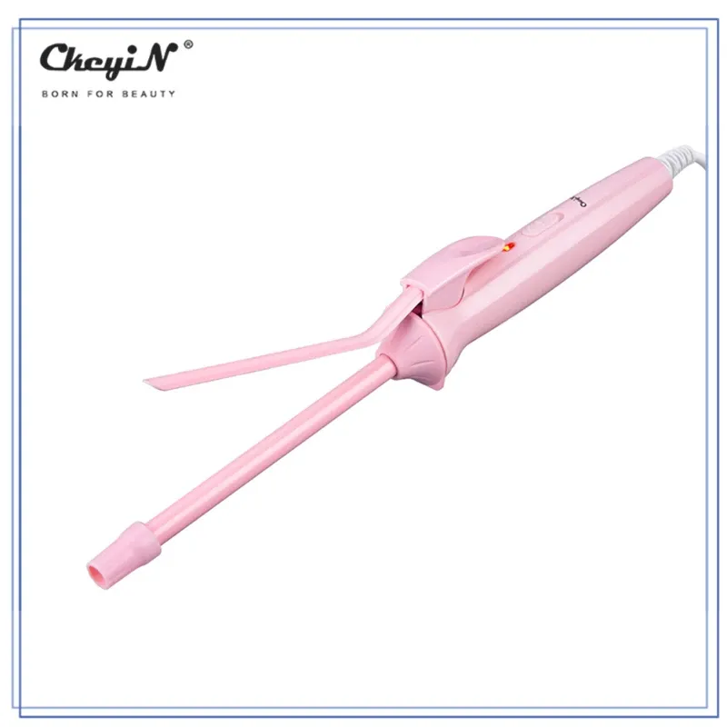 Straighteners Ckeyin Professional 9mm Hair Curler Mini Curling Iron Ceramic Coated Hair Curling Wand for Wool Roll Hair Roller and Waver