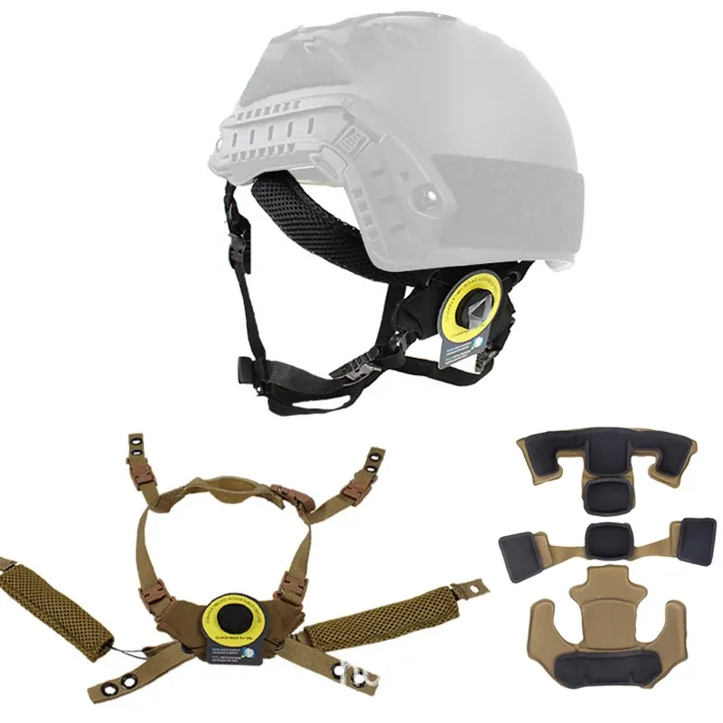 보트 전술 헬멧 서스펜션 시스템 빠른 Mich Mich Helmet Lanyard Gear Military Airsoft 헬멧 액세서리 조절 가능