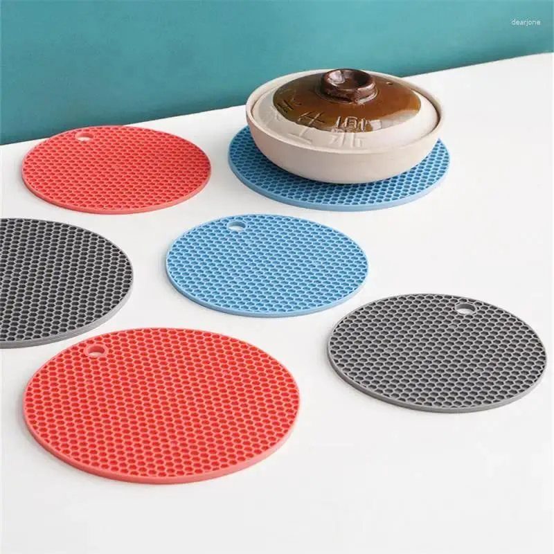 Table Mats Bowl Pad-résistant à la chaleur Économise d'espace de stockage multifonctionnel 2024 Accessoires de cuisine ménage créatif