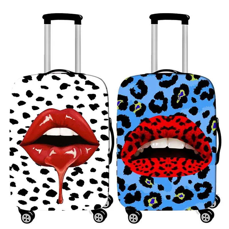 Accessories Thicken Elastic Luggage Cover Sexy Mouth Design Baggage Covers Suitable19 To 32 Inch Suitcase Case Dust Cover Travel Accessories