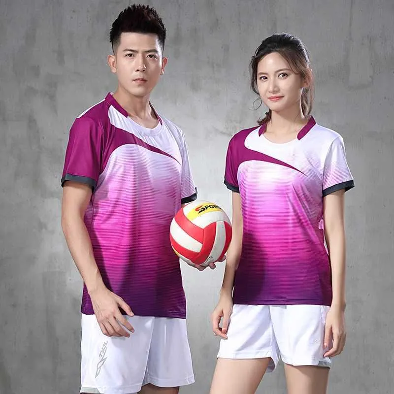 Fans Tops Tees Neu 2020 Tennis T-Shirt Männer/Frauen Badminton Sport Shirt Tennis Shirts Tischtennis T-Shirtquick Trockenes Spiel Training T-Shirts Y240423