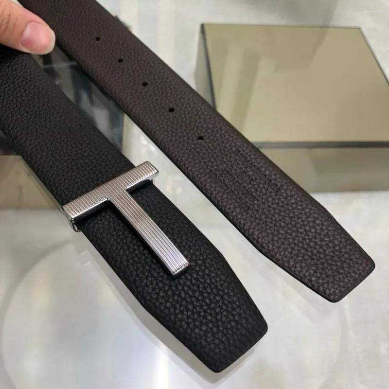 Cintos de dupla face 2024 Top Luxury Designer Brand Belt Homem Men de alta qualidade