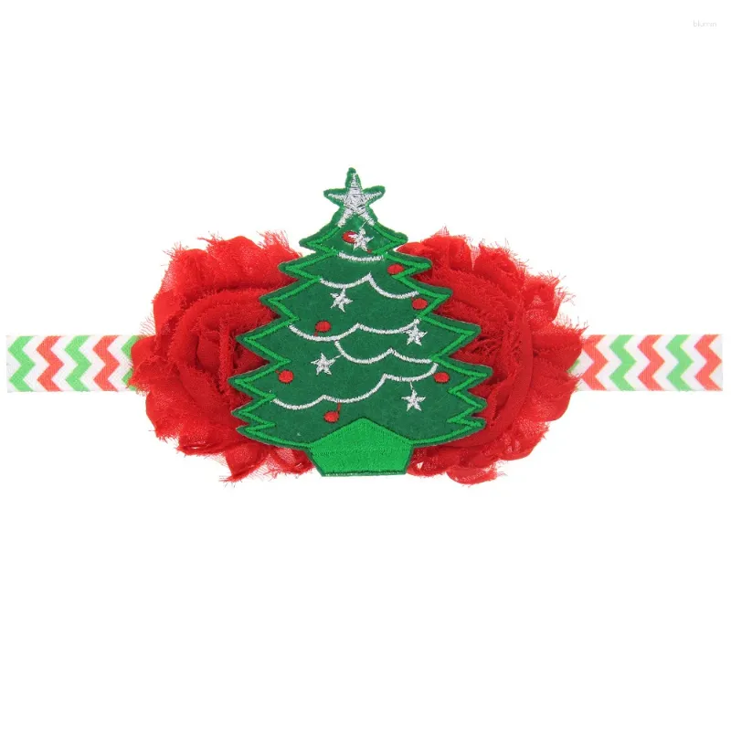 Acessórios para cabelo corda de Natal bebê menina bandeira de pano infantil tie arco nascida na cabeça tiara headwrap presente infinir fita de bandagem de bandagem