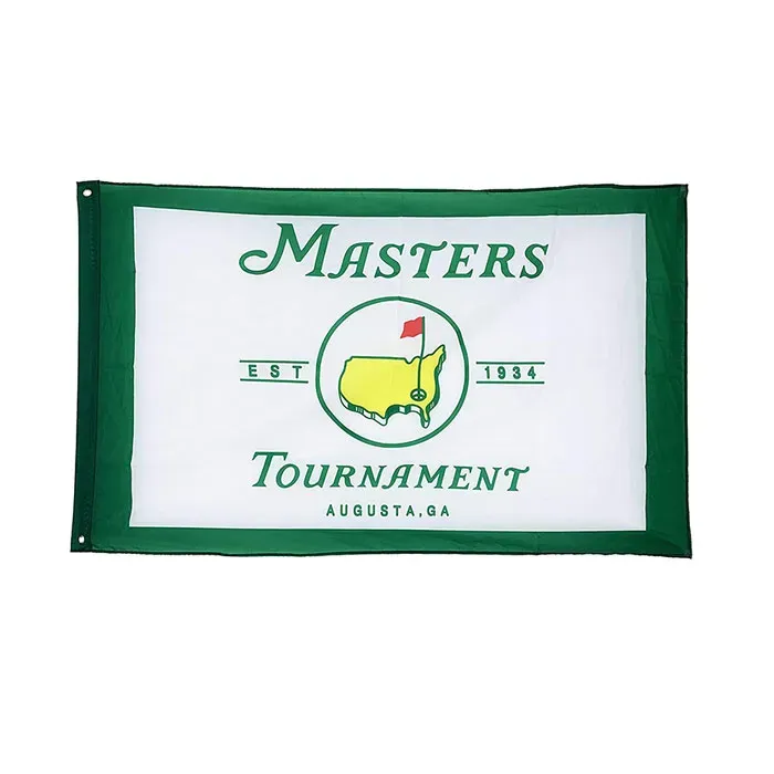マスターゴルフ2020フラグ3x5フィートゴルフバナー90x150cmフェスティバルギフト100dポリエステル屋外屋外印刷旗