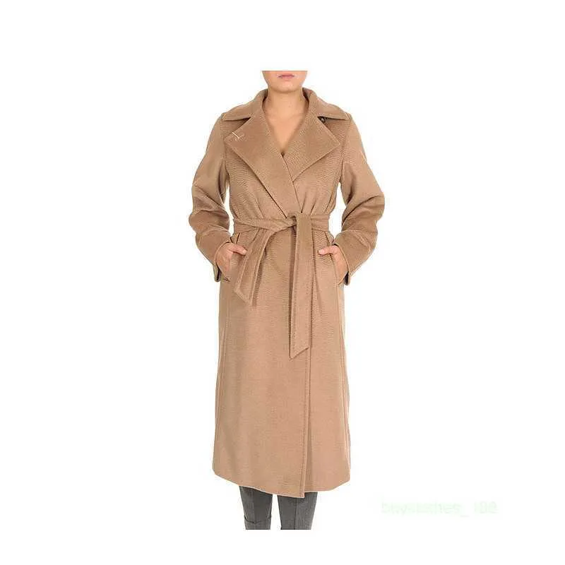 Designer Coat Cashmere Coat Luxury Coat Max Maras Womens Camel Fleece Coat