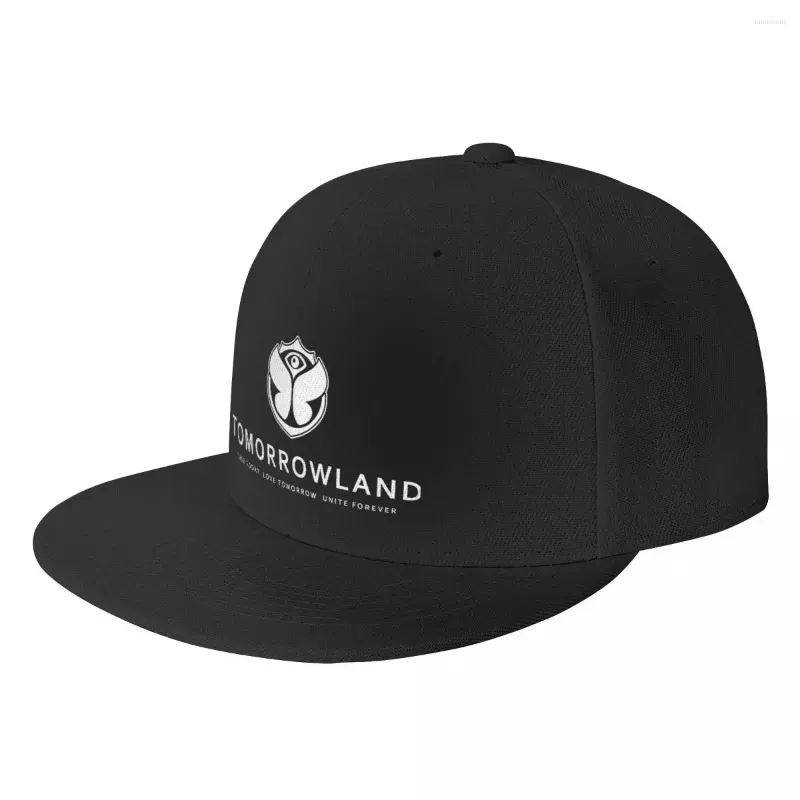 Ball Caps Custom Tomorrowland Baseball Cap pour hommes Femme Belgian Electronic Dance Music Festival Flat Snapback Hip Hop Hat Streetwear