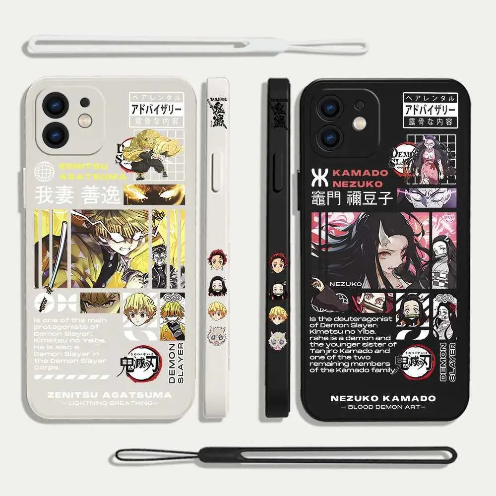 Połączenie telefonu komórkowego Demon Slayer Japan Case for Oppo Realme 11 10 9i 8 8i 7 7i 6 Pro plus C31 C35 C1 C11 C12 C15 C20 C21Y C25 C25S Cover Y240423