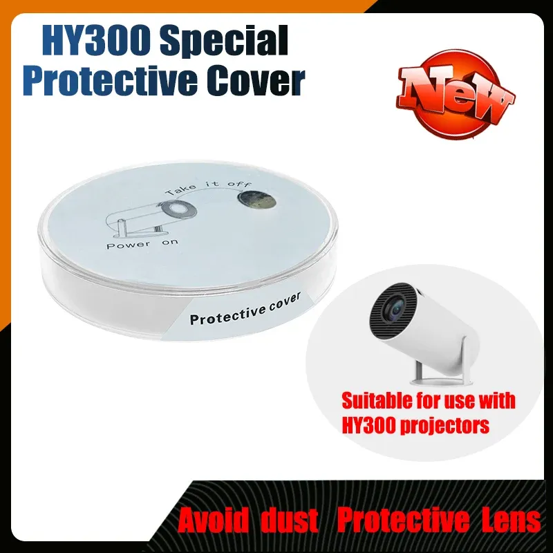 Parçalar Hy300 Projektör Lens Koruma Kapağı Toz Koruma Makinesi Projektöre Özel Kapak Kaçının