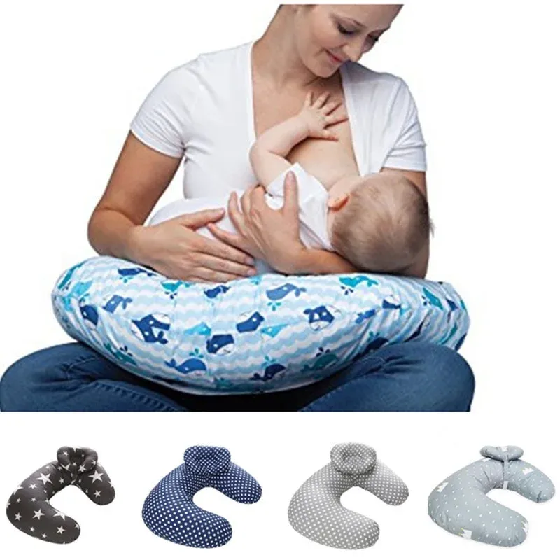 Enhancer Baby Nursing U Shape Support Pillows Prevent Spitting Up Mother Breastfeeding Pillow Massage Chest Pillow Baby Learn To Sit