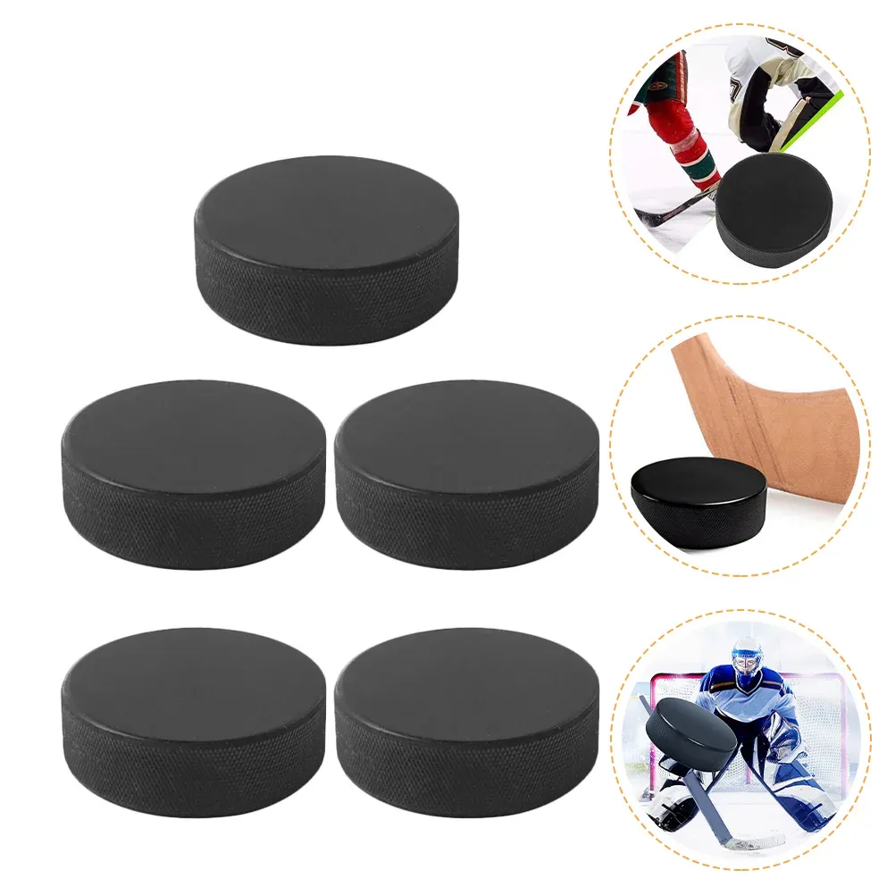 Hockey hockey glace pucks puck entraînement balles sportives équipement élastique Rubber les jouets officiels accessoires de rue pratiquant le bâton extérieur