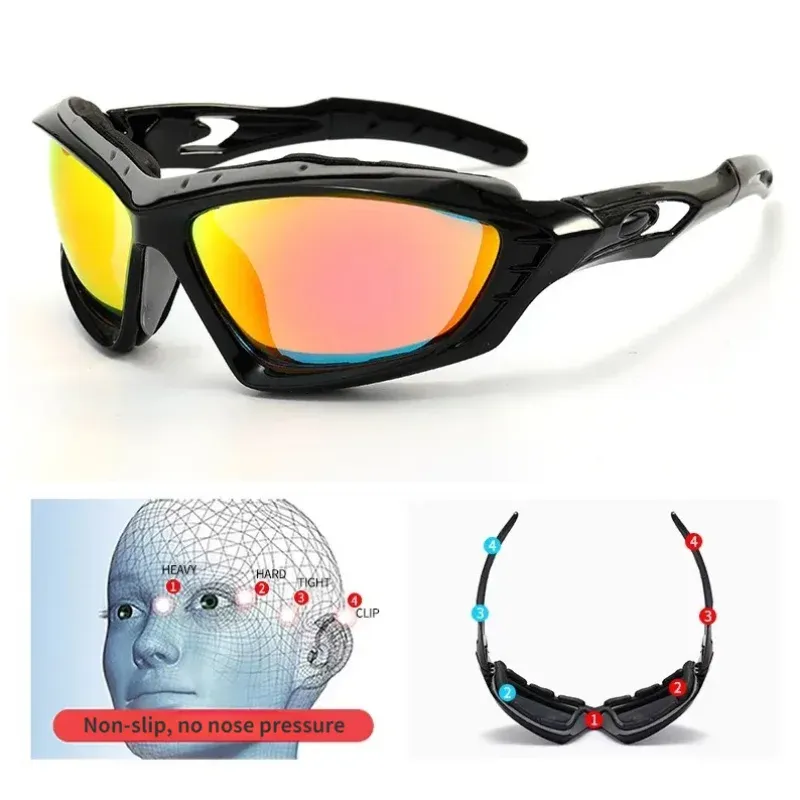 Accessories Sport Sunglasses UV400 Outdoor Running Riding Fishing Goggles MTB Cycling Glasses Road Bike Case Women Men Bicycle Eyewear