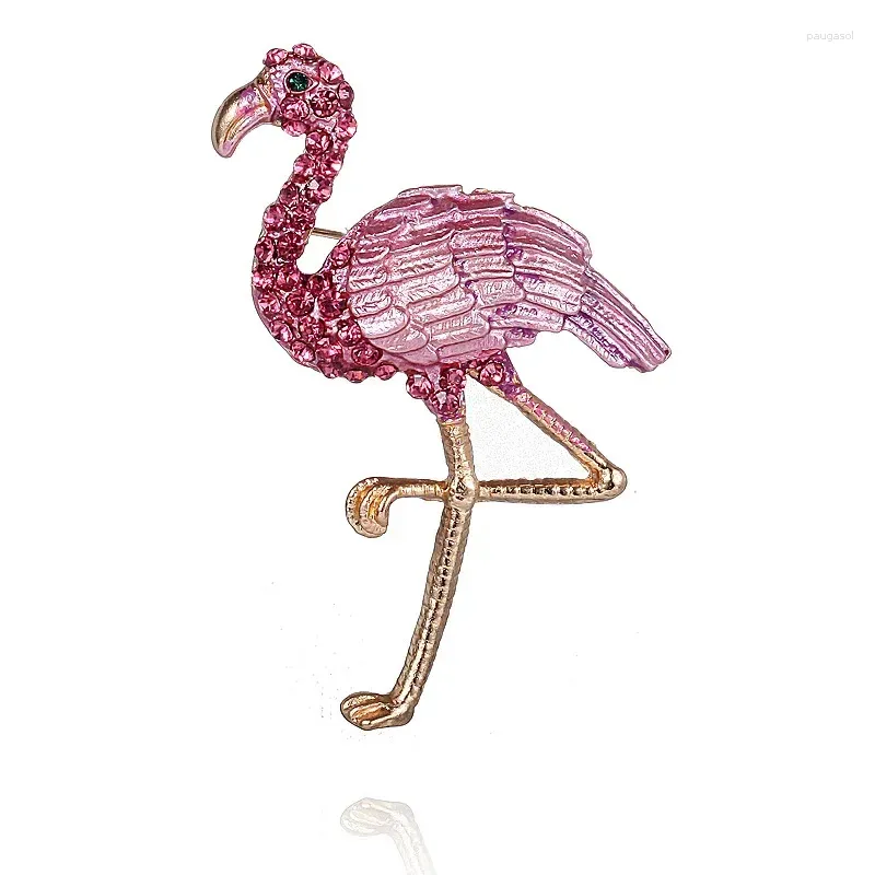 Brooches Flamingo Brooch European And American Valentine's Day Christmas Gift