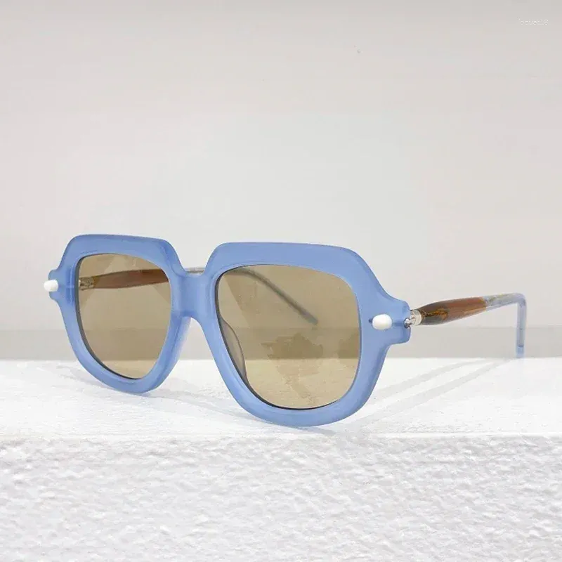 Sonnenbrille 2024 KUB P13 Original Dauerhaft in Deutschland Männer und Frauen Acetat UV400 Mode Solar Brille mit Frühlingsscharnier