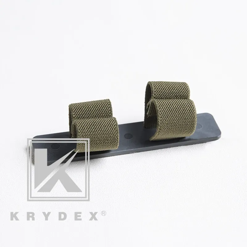 Sobrevivência Krydex Titular Tits Application Tits TQ Stretch Molle Strap for Cat Style Soft Dark Earth Color