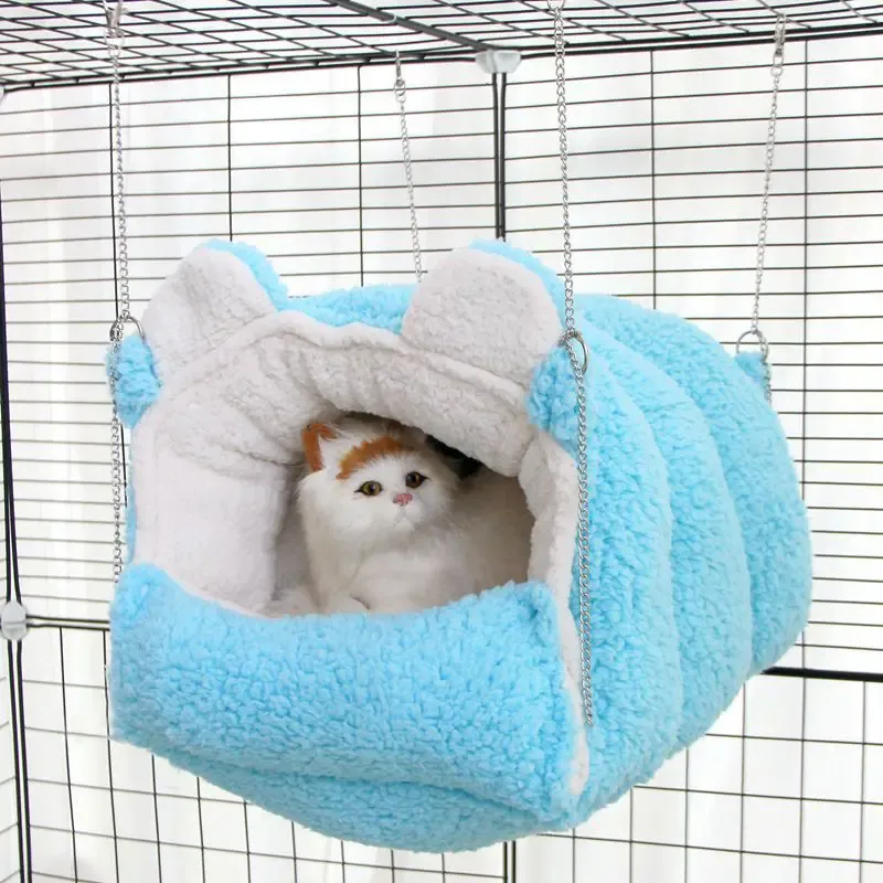 Mats Pet Pad Cat Hammock Hanging Nest Winter Cat Cat Nest Pet Nest Cat Sorage de couchage Cat porteuse de chats