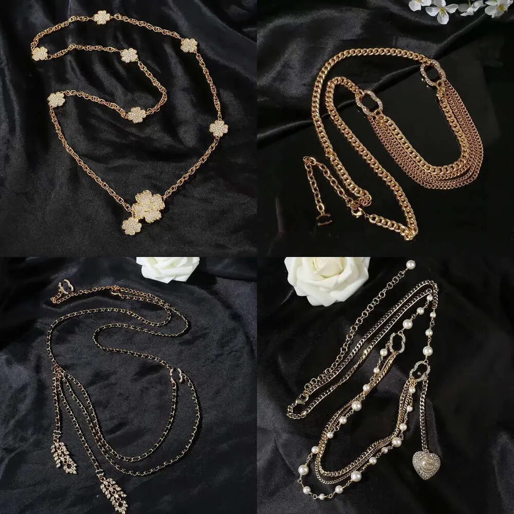 Chains Designer Femmes Vintage électroplase Gold SheepSkin Fashion Brand de mode décoratif marqué Gold Link Taies Chain de chaîne