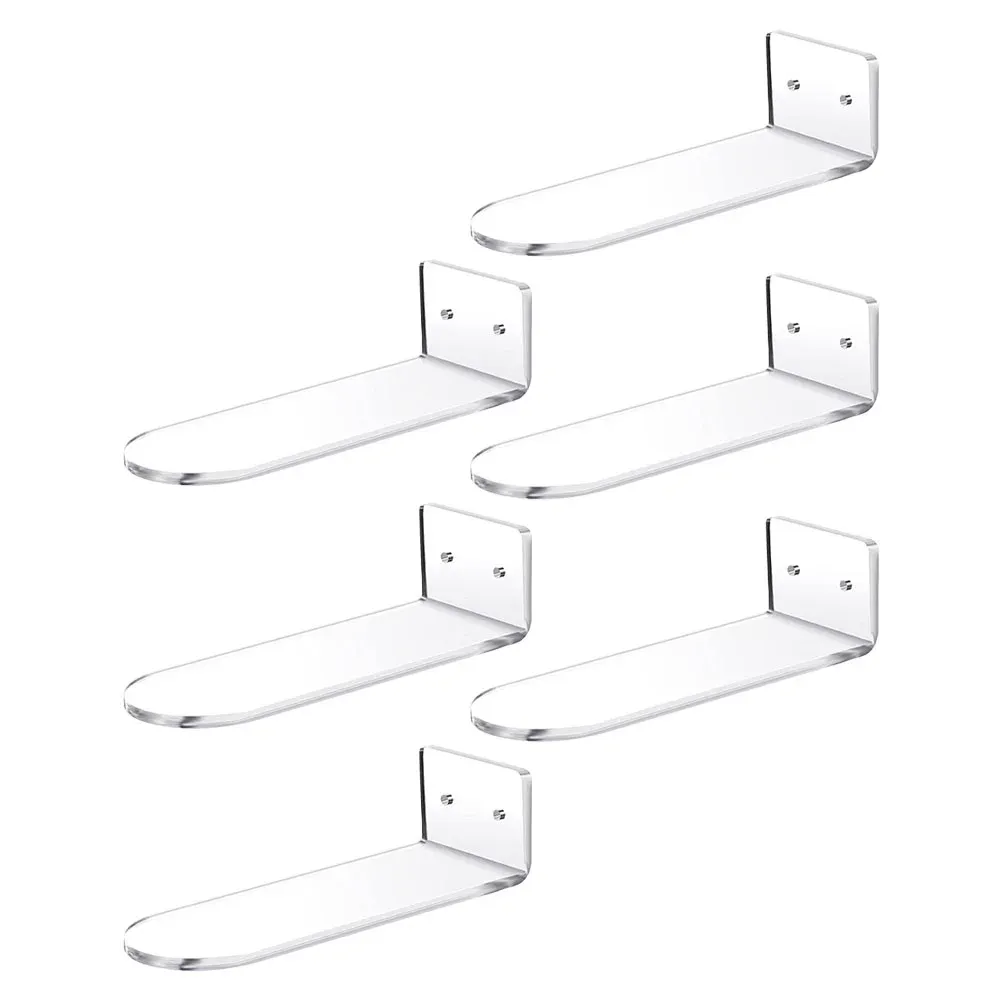 Racks Hanger Plastique Affiche de rangement Rack Clear Shoes ACCESSOIRES D'ÉTAGE DE FLOT