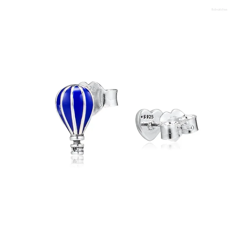 Gestüt Ohrringe 925 Sterling Silber für Frauen Luftballon Herz -Party Hochzeit Schmuck Geschenk Brincos Großhandel Großhandel