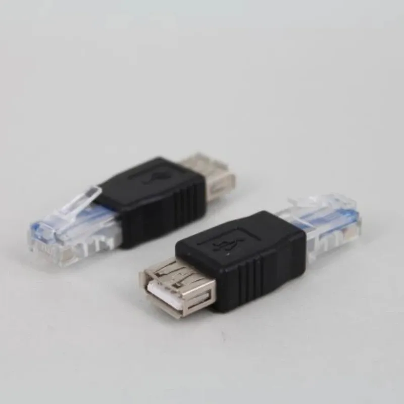 Ny 2024 Ethernet -port till USB -anslutning USB -adapter USB till RJ45 Ethernet -kabeladapter USB till Crystal Head AdapterUSB till Ethernet ConnectorUSB till Ethernet Connector