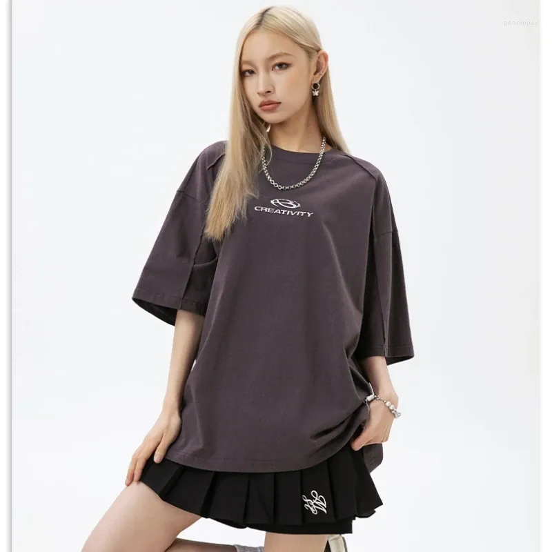 Women's Polos Three-dimensional Metallic Printed Short Sleeve T-Shirt Men Summer Couple Dress Retro Body Shirt