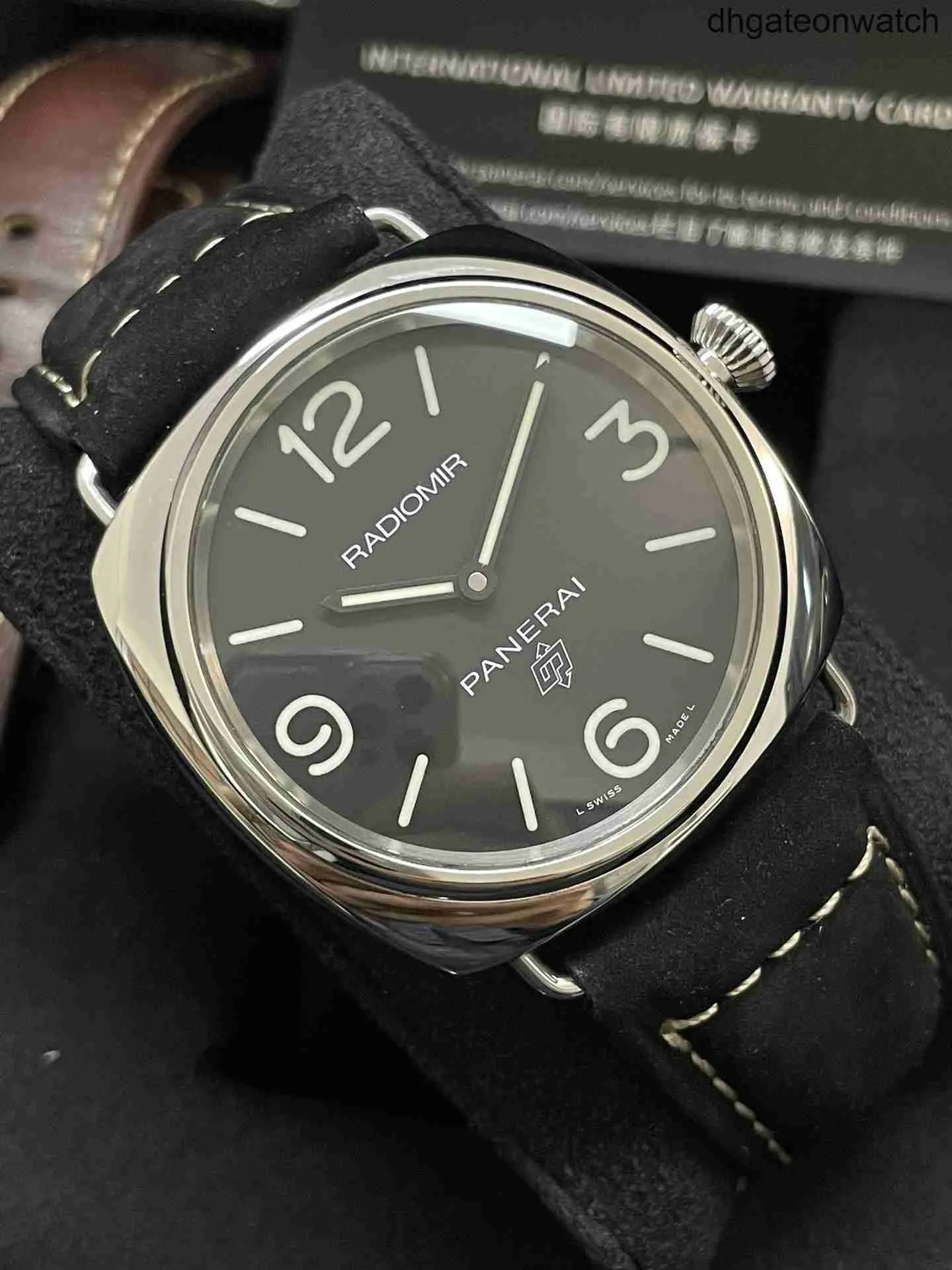 Relógios de designer de ponta para Peneraa para Rademir Mechanical Menical Watch 45mmpam00753 Original 1: 1 com logotipo e caixa real