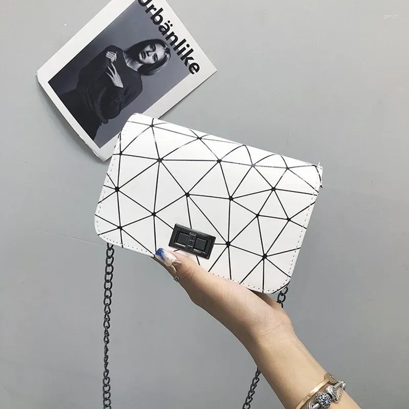 Sac Dolove Vrouwen Modieuze Schoudertassen nieuwe vrouwelijke messager handtas keten wilde crack afdrukken crossbody tas