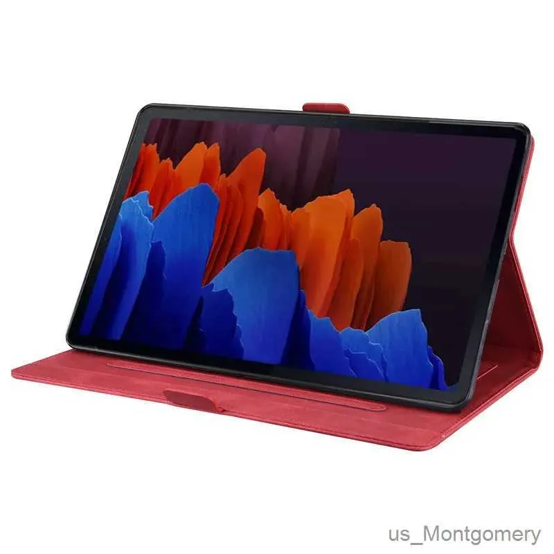 Tablet-PC-Koffer Taschen Tablet-Abdeckung für Galaxy Tab S7 11 SM-T870 T875 / S7 Plus S7+ S8 S8+ Hülle Schmetterling für Tab S7 S8 Plus Fe-Deckung