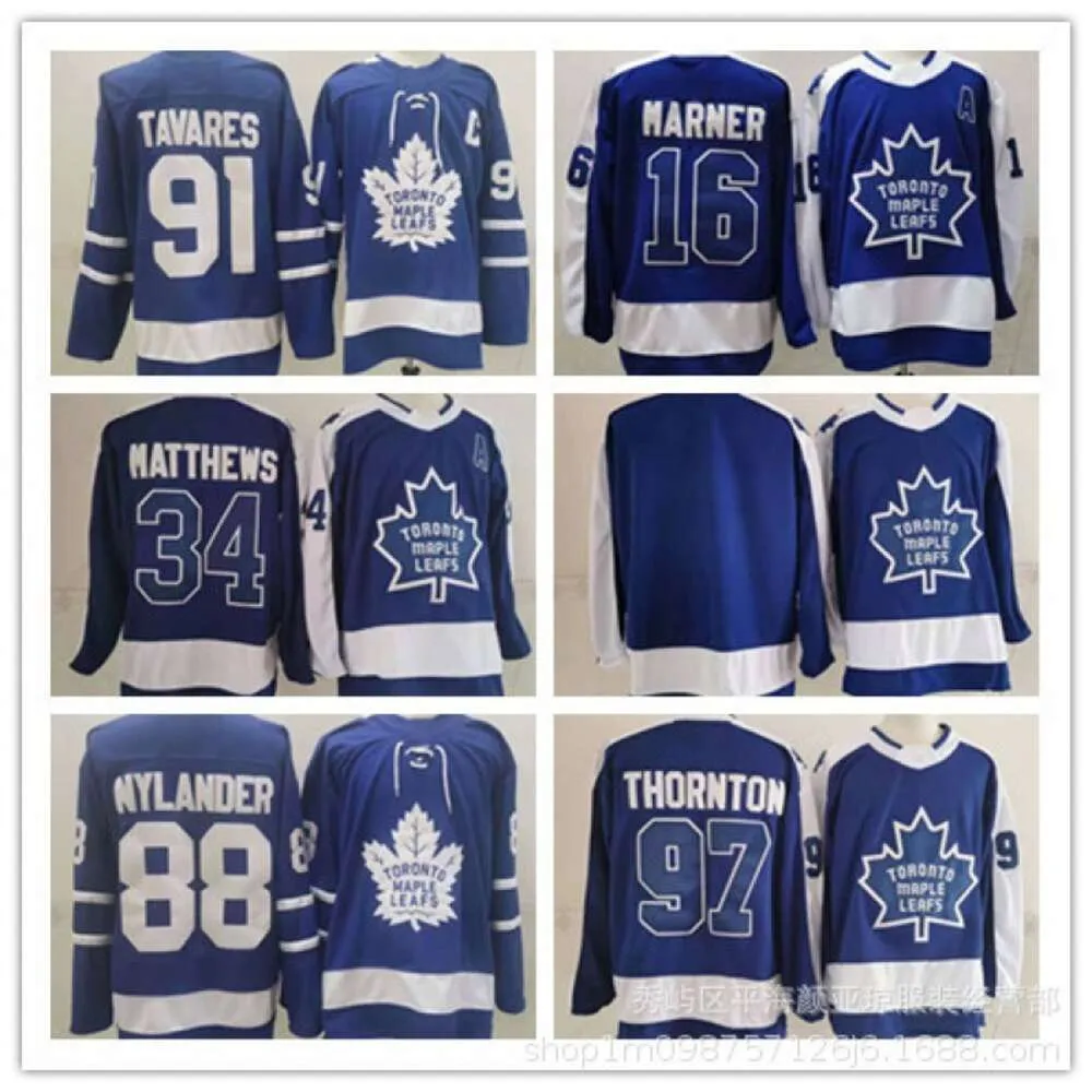Jerseys de futebol NHL Jersey Maple Leaf Team 36#91#16#44#Hóquei personalizado e feito agora