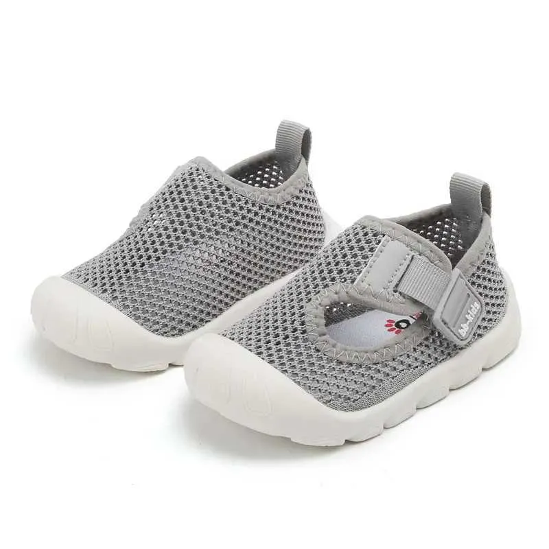 Erste Walkers Childrens Atmungsfreie Mesh-Turnschuhe für Jungen und Mädchen Kleinkind Soft-Soled-Sneakers bequeme Babynetzschuhe Freizeitstil Y240423