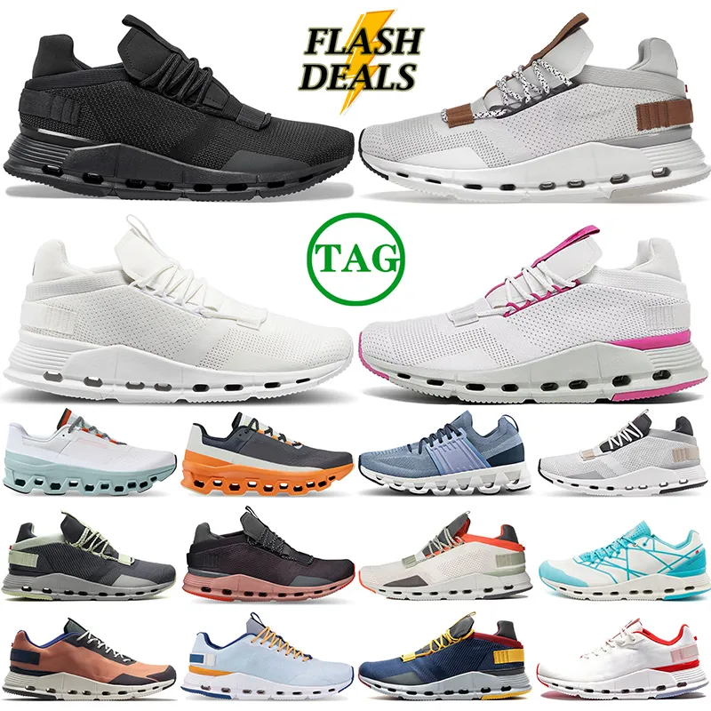 cloud nova running shoes for men women trainers white black beige light blue neon Storm Blue Tide Orange Rust Rock Grey mens fashion sports sneakers