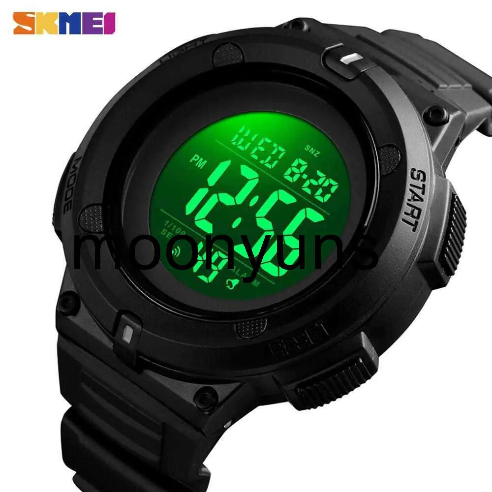 Skmei Watch Skmei Mens Sports Watches 2 fois Chrono Digital Wristwatch Men Shock Imperproof Electronic Hour Watch Watch Reloj Hombre 1527 Q0524 HAUTE QUALITÉ