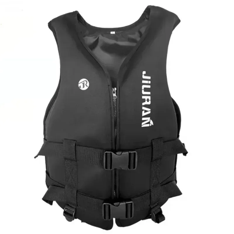 Tillbehör Neopren Life Jacket Vuxna barn Liv Vest Vattensäkerhet Fiske Väst Kajakpaddling Båt Simning Surfing Drifting Safety Life Vest