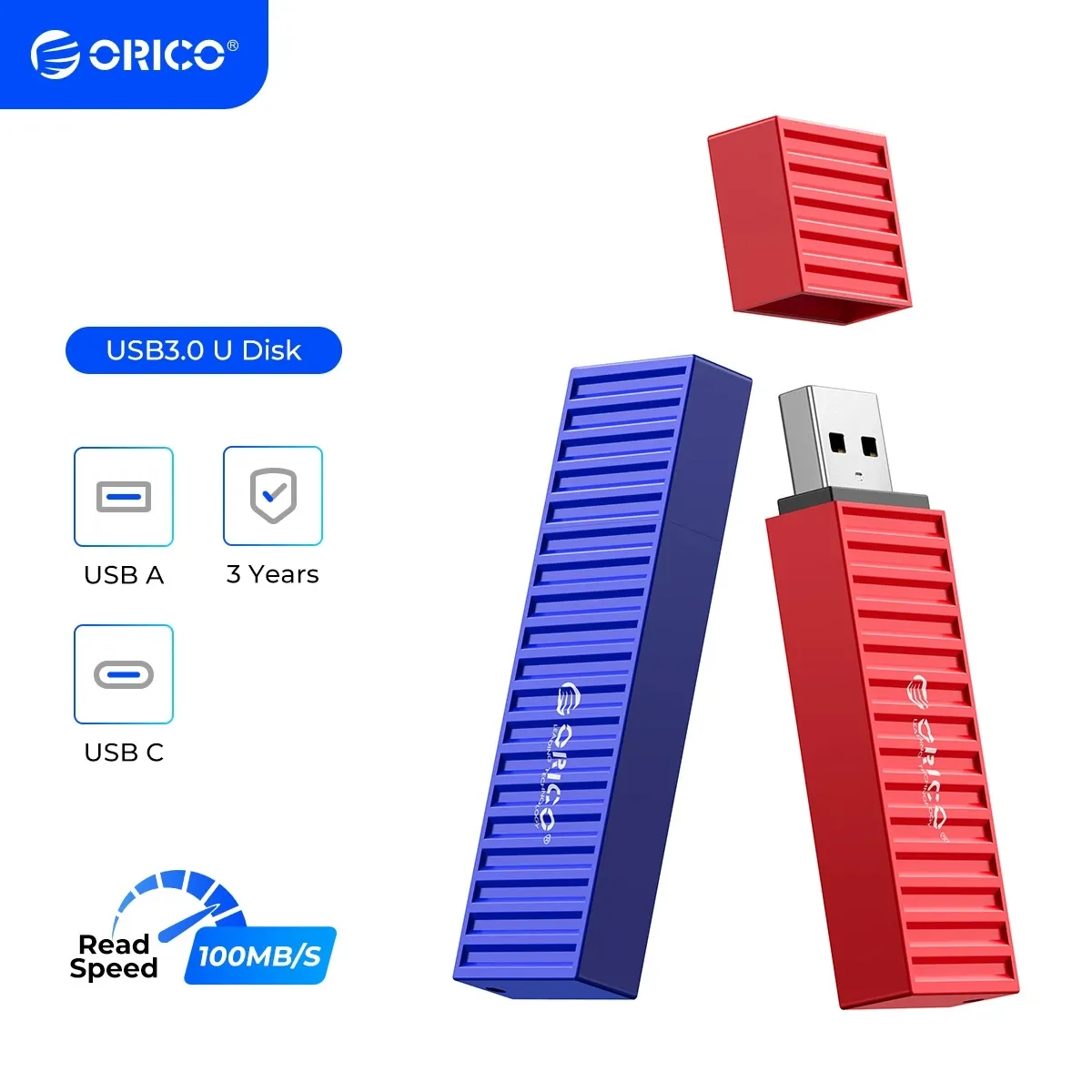 GUIDA ORICO UFSD Flash Drive Thumb Pendrive USB 3.2 32GB 64GB 128GB 256 GB 512 GB per telefono e laptop con spedizione gratuita